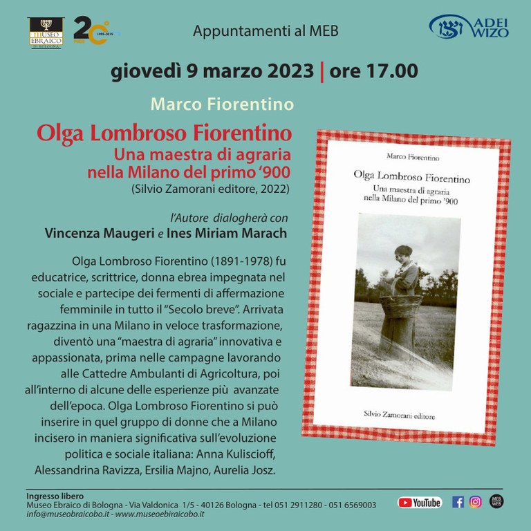 MEB.invito.presentazione.Olga Lombroso Fiorentino_9 marzo 23.jpg